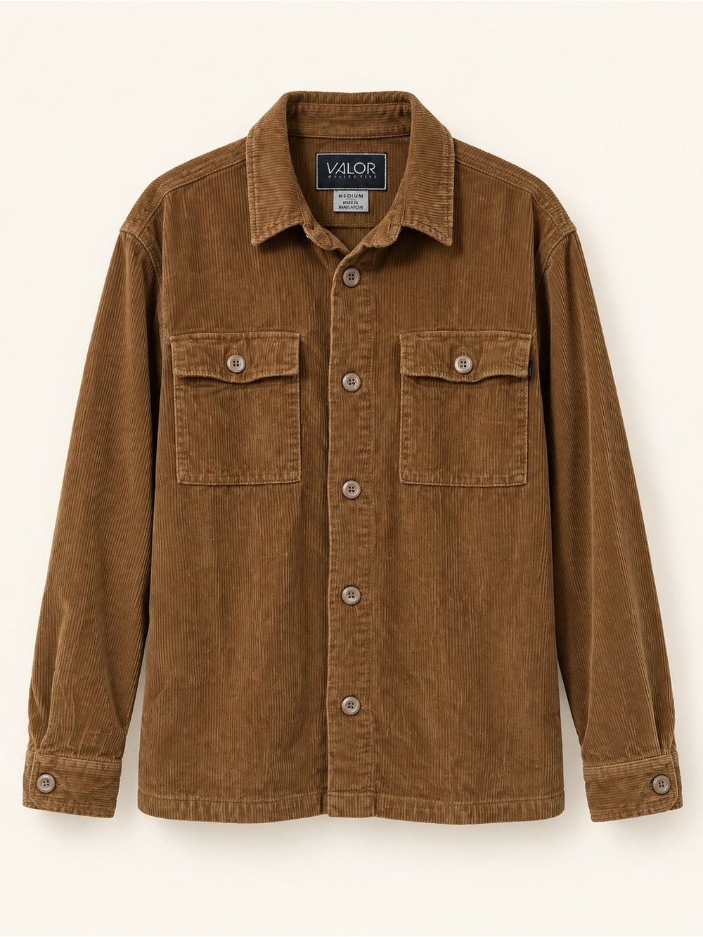 ALO Yoga Men's Corduroy Shirt Jacket in Brown